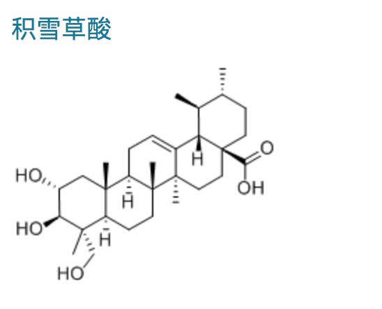 積雪草酸,Asiatic acid