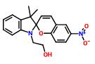 N-羟乙基-3,3-二甲基-6-硝基吲哚啉螺吡喃,1-(2-Hydroxyethyl)-3,3-Dimethylindolino-6'-nitrobenzopyrylospiran