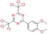 2-(3,4-二甲氧基苯基)-4,6-二(三氯甲基)-1,3,5-三嗪,2-(3,4-Dimethoxyphenyl)-4,6-bis(trichloromethyl)-1,3,5-triazine