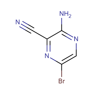 3-氨基-6-溴吡嗪-2-甲腈,3-amino-6-bromopyrazine-2-carbonitrile