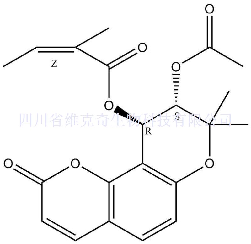 白花前胡香豆精II,Peucedanocoumarin II