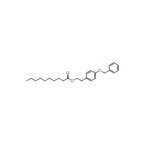 2-(4-苄基氧基苯基)乙基癸酸酯