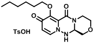 (12AR)-7-(己氧基)-3,4,12,12A四氢-1H-[1,4]恶嗪并[3,4-C]吡啶并[2,1-F]的[1,2,4] 三嗪-6,8-二酮甲苯磺酸盐,(R)-7-(hexyloxy)-3,4,12,12a-tetrahydro-1H-[1,4]oxazino[3,4-c]pyrido[2,1-f][1,2,4]triazine-6,8-dione 4-methylbenzenesulfonate