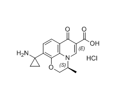 帕珠沙星杂质02；盐酸盐,(S)-10-(1-aminocyclopropyl)-3-methyl-7-oxo-2,3-dihydro-7H-[1,4] oxazino[2,3,4-ij]quinoline-6-carboxylic acid hydrochloride