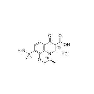 帕珠沙星杂质02；盐酸盐,(S)-10-(1-aminocyclopropyl)-3-methyl-7-oxo-2,3-dihydro-7H-[1,4] oxazino[2,3,4-ij]quinoline-6-carboxylic acid hydrochloride