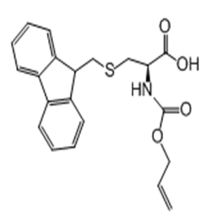 S-(9H-芴-9-基甲基)-N-[(2-丙烯-1-基氧基)羰基]-L-半胱氨酸,S-(9H-Fluoren-9-ylmethyl)-N-[(2-propen-1-yloxy)carbonyl]-L-cysteine