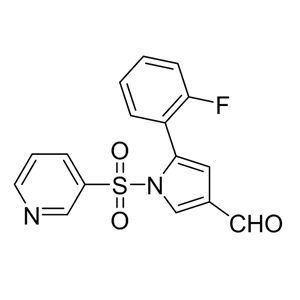 5-(2-氟苯基)-1-[(吡啶-3-基)磺酰基]-1H-吡咯-3-甲醛,5-(2-fluorophenyl)-1-(pyridin-3-ylsulfonyl)-1H-pyrrole-3-carbaldehyde