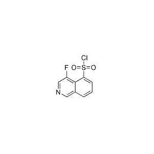 4-fluoroisoquinoline-5-sulfonyl chloride,4-fluoroisoquinoline-5-sulfonyl chloride