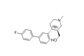 帕罗西汀杂质35,(trans)-4-(4'-fluoro-[1,1'-biphenyl]-3-yl)-1-methylpiperidin-3-yl) methanol