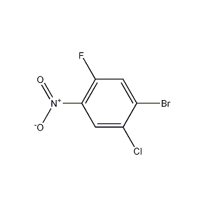 2-氟-4-溴-5-氯硝基苯,1-Bromo-2-chloro-5-fluoro-4-nitrobenzene