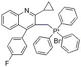 [[2-环丙基-4-(4-氟苯基)-3-喹啉基]甲基]三苯基溴化膦,[2-Cyclopropyl-4-(4-fluorophenyl)-quinolin-3-ylmethyl]-triphenyl-phosphonium bromido