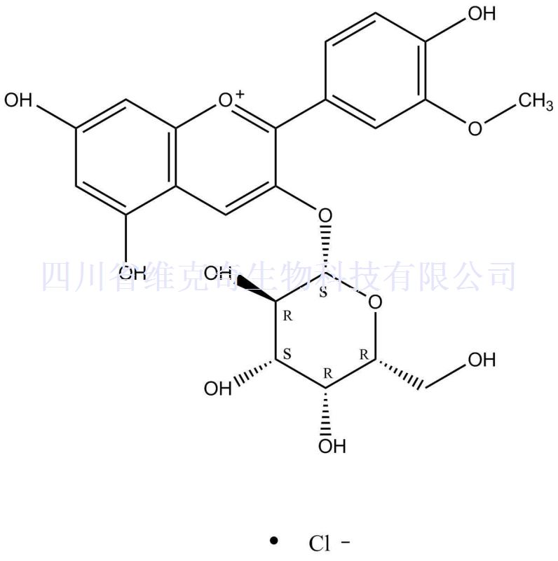 氯化芍药素-3-O-半乳糖苷,Peonidin-3-O-galactoside chloride