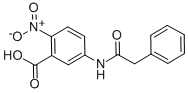 2-硝基-5-苯乙酰氨基苯甲酸,2-nitro-5-[(2-phenylacetyl)amino]benzoic acid