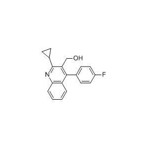 2-环丙基-4-(4-氟苯基)-3-喹啉甲醇,3-Quinolinemethanol,2-cyclopropyl-4-(4-fluorophenyl)-