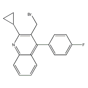 3-溴甲基-2-环丙基-4-(4’-氟苯基)喹啉,3-(Bromomethyl)-2-cyclopropyl-4-(4