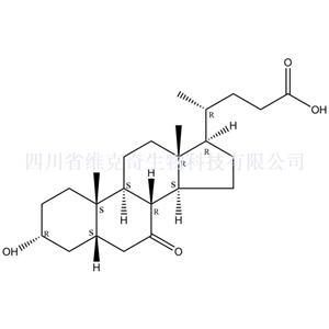 3α-羟基-7-氧代-5β-胆烷酸,3α-Hydroxy-7-oxo-5β-cholanic Acid