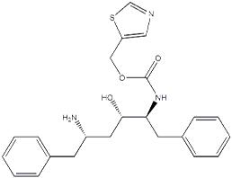 (2S,3S,5S)-5-氨基-2-(N-((5-噻唑基)-甲氧羰基)氨基)-1,6-二苯基-3-羟基己,(2S, 3S, 5S)-5-Amino-2- (N- ( (5-thiazolyl)-methoxycarbonyl) amino)-1,6-diphenyl-3-hydroxyhexan