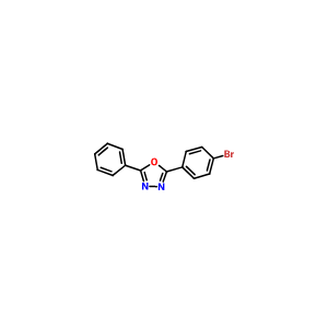 2-(4-溴苯基)-5-苯基-1,3,4-噁二唑,2-(4-bromophenyl)-5-phenyl-1,3,4-oxadiazole