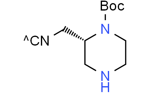 tert-butyl (S)-2-(cyanomethyl)piperazine-1-carboxylate,tert-butyl (S)-2-(cyanomethyl)piperazine-1-carboxylate