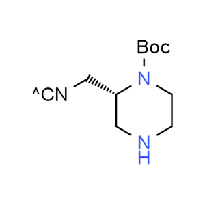 tert-butyl (S)-2-(cyanomethyl)piperazine-1-carboxylate,tert-butyl (S)-2-(cyanomethyl)piperazine-1-carboxylate