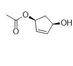 顺-3-乙酰氧基-5-羟基环戊-1-烯,cis-3-acetoxy-5-hydroxycyclopent-1-ene