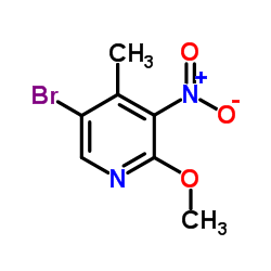 5-溴-2-甲氧基-4-甲基-3-硝基吡啶,5-Bromo-2-methoxy-4-methyl-3-nitropyridine