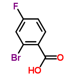 2-溴-4-氟苯甲酸,2-Bromo-4-fluorobenzoic acid