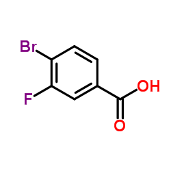 4-溴-3-氟苯甲酸,4-Bromo-3-fluorobenzoic acid