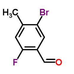 5-溴-2-氟-4-甲基苯甲醛,5-Bromo-2-fluoro-4-methylbenzaldehyde