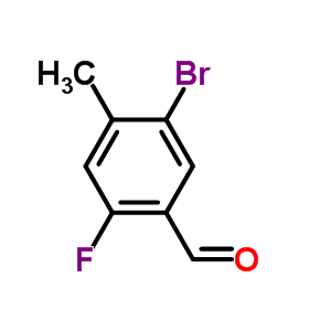 5-溴-2-氟-4-甲基苯甲醛,5-Bromo-2-fluoro-4-methylbenzaldehyde