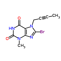 8-溴-7-(2-丁炔)-3-甲基黃嘌呤,8-Bromo-7-(but-2-yn-1-yl)-3-methyl-1H-purine-2,6(3H,7H)-dione