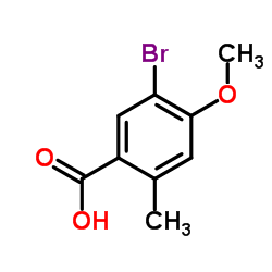 5-溴-4-甲氧基-2-甲基苯甲酸,5-Bromo-4-methoxy-2-methylbenzoic acid