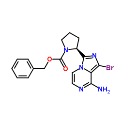 (S)-2-(8-氨基-1-溴咪唑并[1,5-a]吡嗪-3-基)吡咯烷-1-羧酸苄酯,(S)-benzyl 2-(8-amino-1-bromoimidazo[1,5-a]pyrazin-3-yl)pyrrolidine-1-carboxylate