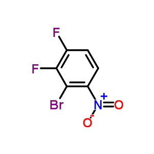 2-溴-3,4-二氟硝基苯