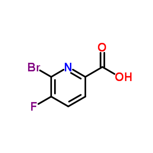 6-溴-5-氟-2-吡啶甲酸,6-Bromo-5-fluoropicolinic acid