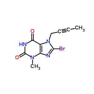 8-溴-7-(2-丁炔)-3-甲基黄嘌呤