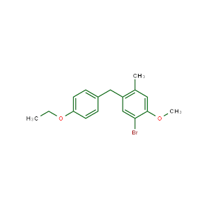 1-溴-5[(4-乙氧基苯基)甲基]-2-甲氧基-4-甲基
