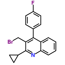 3-溴甲基-2-環(huán)丙基-4-(4'-氟苯基)喹啉,3-(Bromomethyl)-2-cyclopropyl-4-(4-fluorophenyl)quinoline