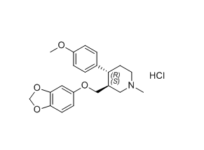 帕罗西汀杂质40,(trans)-3-((benzo[d][1,3]dioxol-5-yloxy)methyl)-4-(4-methoxyphenyl)-1-methylpiperidine hydrochloride