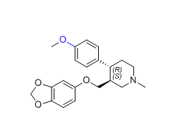 帕羅西汀雜質(zhì)40,(trans)-3-((benzo[d][1,3]dioxol-5-yloxy)methyl)-4-(4-methoxyphenyl)-1-methylpiperidine