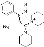 (苯并三氮唑-1-基氧基)二哌啶碳六氟磷酸盐,HBPipU ; (Benzotriazol-1-yloxy)dipiperidinocarbenium hexafluorophosphate