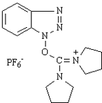 (苯并三氮唑-1-基氧基)二吡咯烷碳鎓六氟磷酸盐,HBPyU; O-(Benzotriazol-1-yl)-N,N,N',N'-bis(tetramethylene)uronium hexafluorophosphate