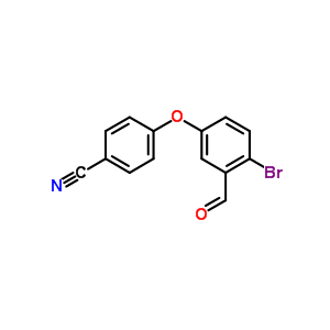 4-(4-溴-3-甲?；窖趸?苯甲腈,4-(4-Bromo-3-formylphenoxy)benzonitrile