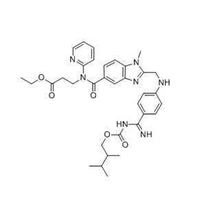 达比加群酯杂质25,ethyl 3-(2-(((4-(N-((2,3-dimethylbutoxy)carbonyl)carbamimidoyl) phenyl)amino)methyl)-1-methyl-N-(pyridin-2-yl)-1H-benzo[d] imidazole-5-carboxamido)propanoate