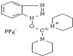(苯并三氮唑-1-基氧基)二哌啶碳六氟磷酸盐,HBPipU ; (Benzotriazol-1-yloxy)dipiperidinocarbenium hexafluorophosphate