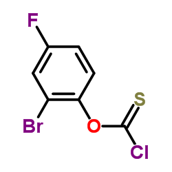 2-溴-4-氟苯基硫代氯甲酸酯,2-bromo-4-fluorophenyl chlorothioformate