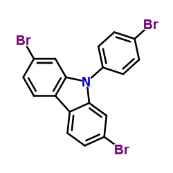 2,7-二溴-9-(4-溴苯基)-9H-咔唑,2,7-Dibromo-9-(4-bromophenyl)-9H-carbazole