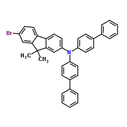 N,N-二([1,1'-联苯基]-4-基)-7-溴-9,9-二甲基-9H-芴-2-胺,N,N-di([1,1'-biphenyl]-4-yl)-7-bromo-9,9-dimethyl-9H-fluoren-2-amine