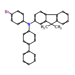 N-[1,1'-联苯]-4-基-N-(4-溴苯肼)-9,9-二甲基-9H-芴-2-胺,N-([1,1'-Biphenyl]-4-yl)-N-(4-bromophenyl)-9,9-dimethyl-9H-fluoren-2-amine