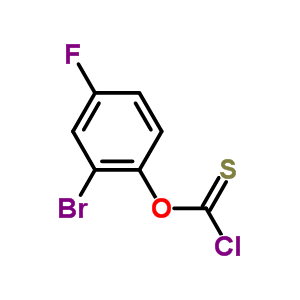 2-溴-4-氟苯基硫代氯甲酸酯,2-bromo-4-fluorophenyl chlorothioformate